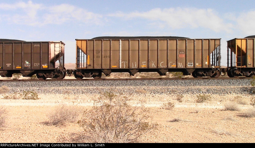 WB Unit Loaded Coal Frt at Erie NV W-Pshr -60